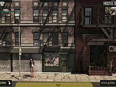 she says, 'check my tits in the alley game'