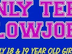 Teen couple relishing a hard boner with blowjob and facial cum