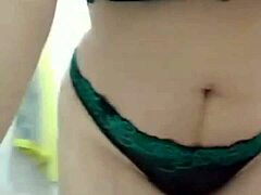 Young slut showing off in the bathroom! Part one!