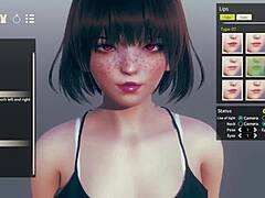 creating a new character in 3d porn game to fuck