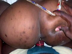 santase girl emelia takes massive doggy pounding!