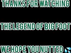 मैंने बिग फुट लेजेंड का सामना किया जहाँ कोई व्होर रफ थ्रीसम से नहीं बचती।