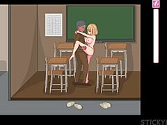 in this hentai game, the pawg slut gets her pussy fucked hard in part 2