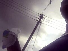 crazy bitch hunting for a lighter in the supermarket