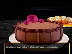 my new family game with blonde and redhead