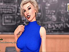 In Being a Dik, the chick route 43 unfolds in 3D anime style