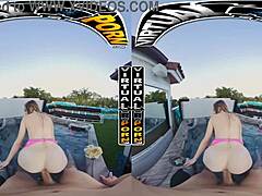 Virtual porn with dripping wet sex and ripped clothes featuring Kimberly Snow