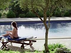 Experienced lesbians relax with toys for arousal