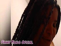 Husband arrives from work and gives me milk in mouth