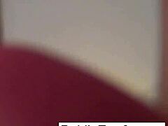 I love watching Dahlia spy on Christy during her solo masturbation session with those big tits