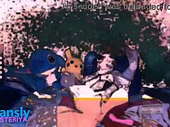 Cute anime girl masturbates her pussy to cum!