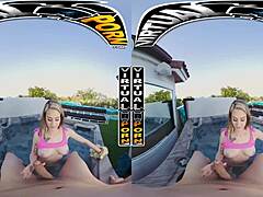 Virtual porn with dripping wet sex and ripped clothes featuring Kimberly Snow