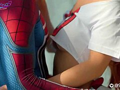 Sia Siberia In Spider-Man Costume Gets Oral And Pussy Fucked