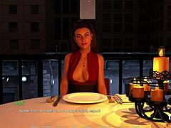 Babe learns fucking lessons in anime hentai game