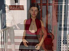 Babe learns fucking lessons in anime hentai game