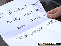 Jasmine Caro shows boobs to Johnny Sins