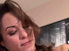 Flexible babe gets roughly destroyed by black dick in anal and deepthroat action