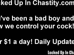Your dick is bound in bondage, dominated by femdom with toys and cock in this intense BDSM POV session!