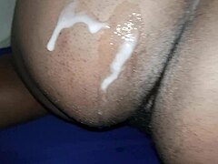 Slow motion cumshot that's surprisingly intense and explosive.