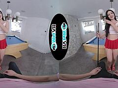 Wetvr Pool Table Tease Fuck Vr Porn With April Valentino