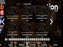 Big-titted milf explores corruption path in anime hentai game adventure