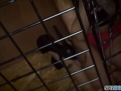 Small teen Kendra Cole gets punished by a big cock in the garage