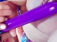 Amateur Whore Squirts While Kissing Her Small Tits.