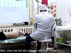 Medical fetish film with enema and bondage