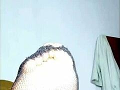 young teen gives emotional footjob in pie 2 scene