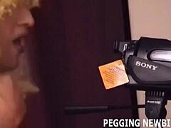 open your cheeks for my strapon