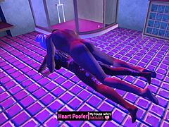 Dragged from the shower and taken on the floor