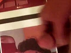 A fan masturbates and cums in tribute to md.