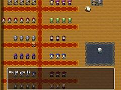 Do commander and recruit make men cum in hentai creampie?