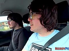 i'm a real brit getting tricked into sucking and getting a facial