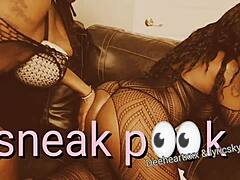 Passionate Ebony BBW Deeheartxxx Explores Lesbian Desires