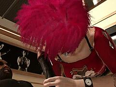 the lesson with monster cock blowjob and facial