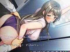 Anime hentai swapping scene with aisai and koukan ninkatsu partners exchanging.