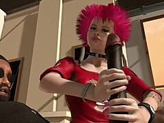 the lesson with monster cock blowjob and facial