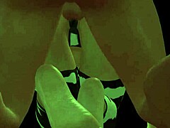 Beautiful curvy milf gets doggy style anal in 3d