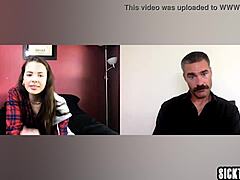 Nasty guy masturbates lonely busty Latina Keisha Grey's pussy in taboo solo session