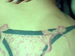 the woman gives blowjob to her husband and the guy from vivo in interracial scene.