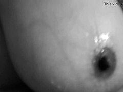 i'm the spanish latina girlfriend getting cum on my tits from my friend