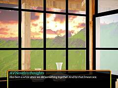 My new family plays a game together