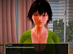 My new family plays a game together