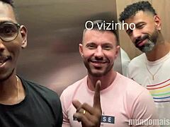 Gay Couple Swaps and Takes Neighbor for Threesome