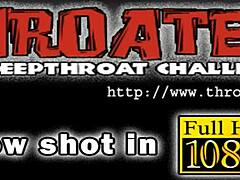 charming teen enjoys blowjob and deepthroat