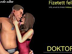 doctor roleplay with erotic jerk off instructions in hungarian