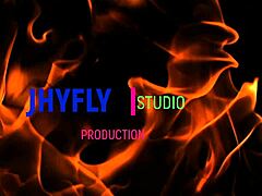 Is this friend playing with a dildo on her shaved pussy in a homemade video, reaching orgasm with her big ass?