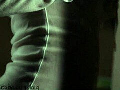 European babe performs a graceful striptease in the room