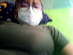 Fat latina milf forgets toilet paper on ass